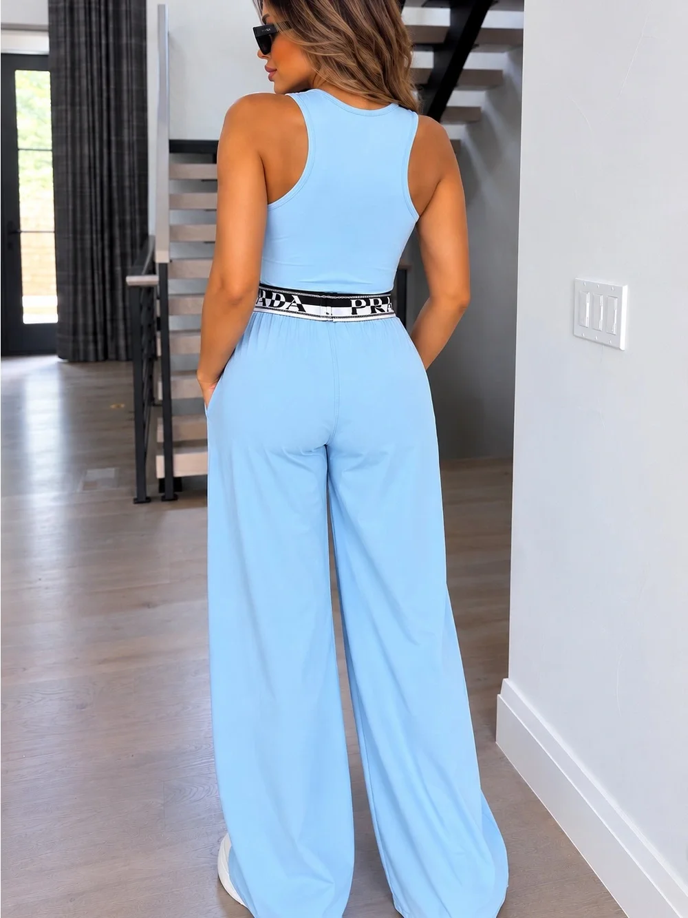 Light Blue Two Piece matching Set size M/L